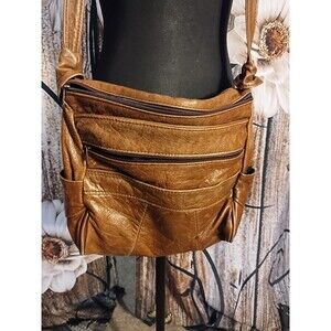 Genuine Leather Crossbody Handbag